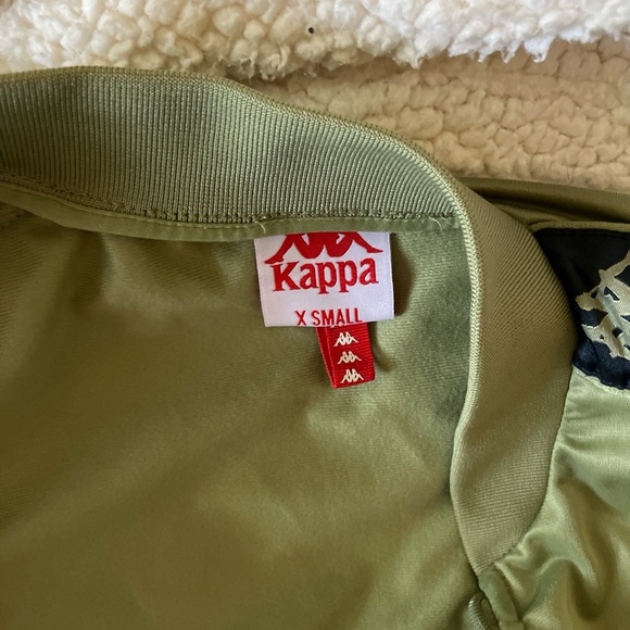 Kappa Cropped Olive Track Jacket GUC XS - Picture 4 of 5